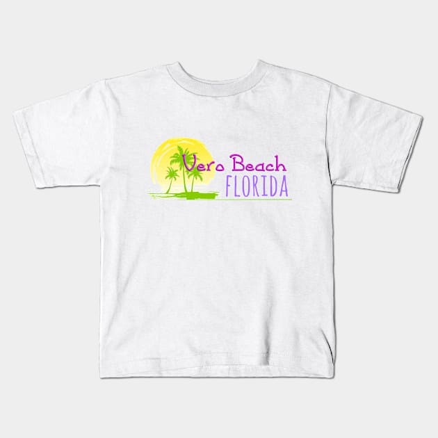 Life's a Beach: Vero Beach, Florida Kids T-Shirt by Naves